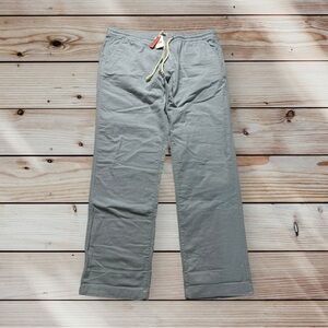 marine layer saturday stretch beach pants men’s XL light blue drawstring new